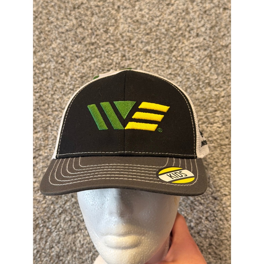 John Deere Trucker Hat Kids OS Black White Green‎ Yellow JY2C-0F31-JDR-B5X Mesh